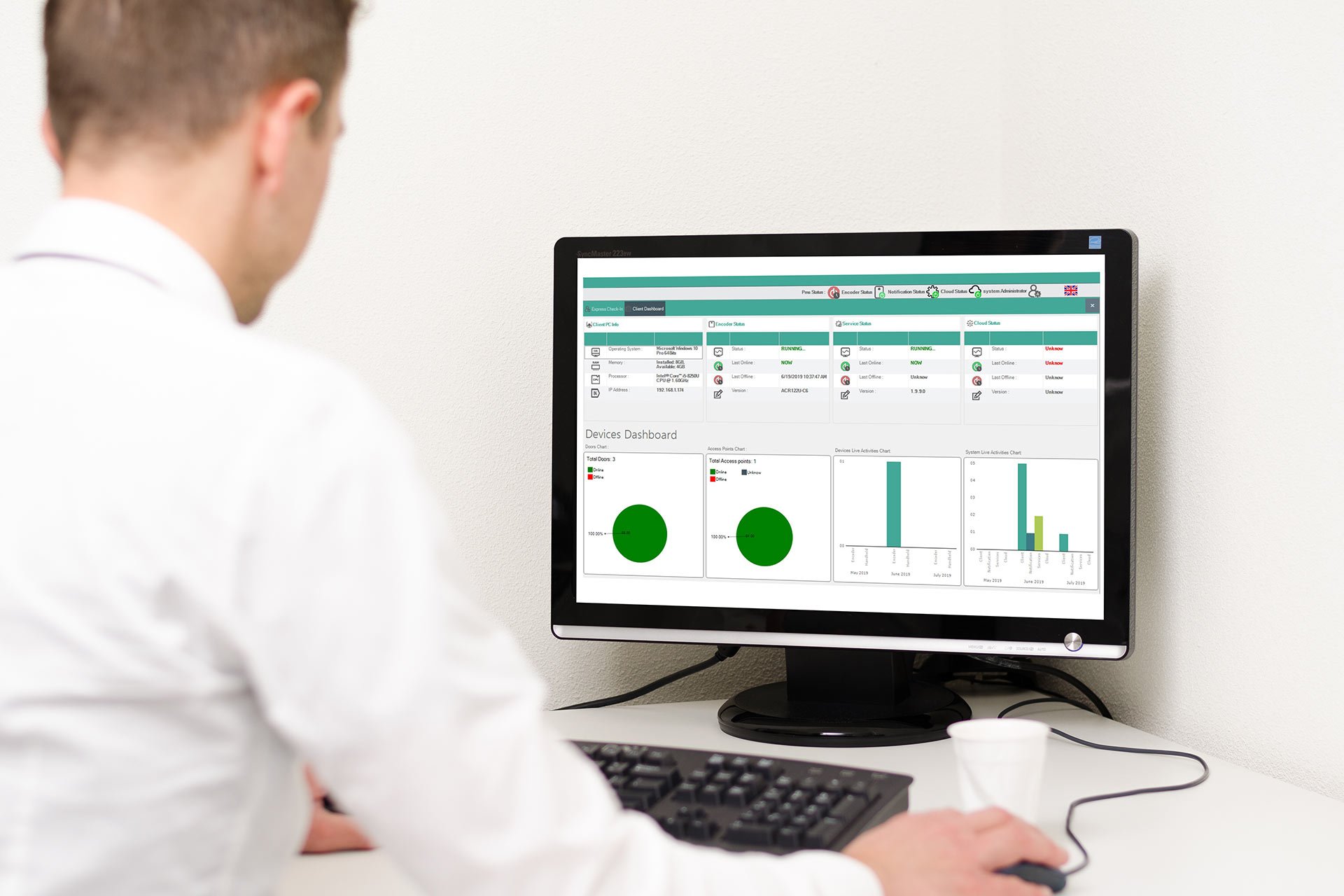 Access Control Management Software instantly update all access points