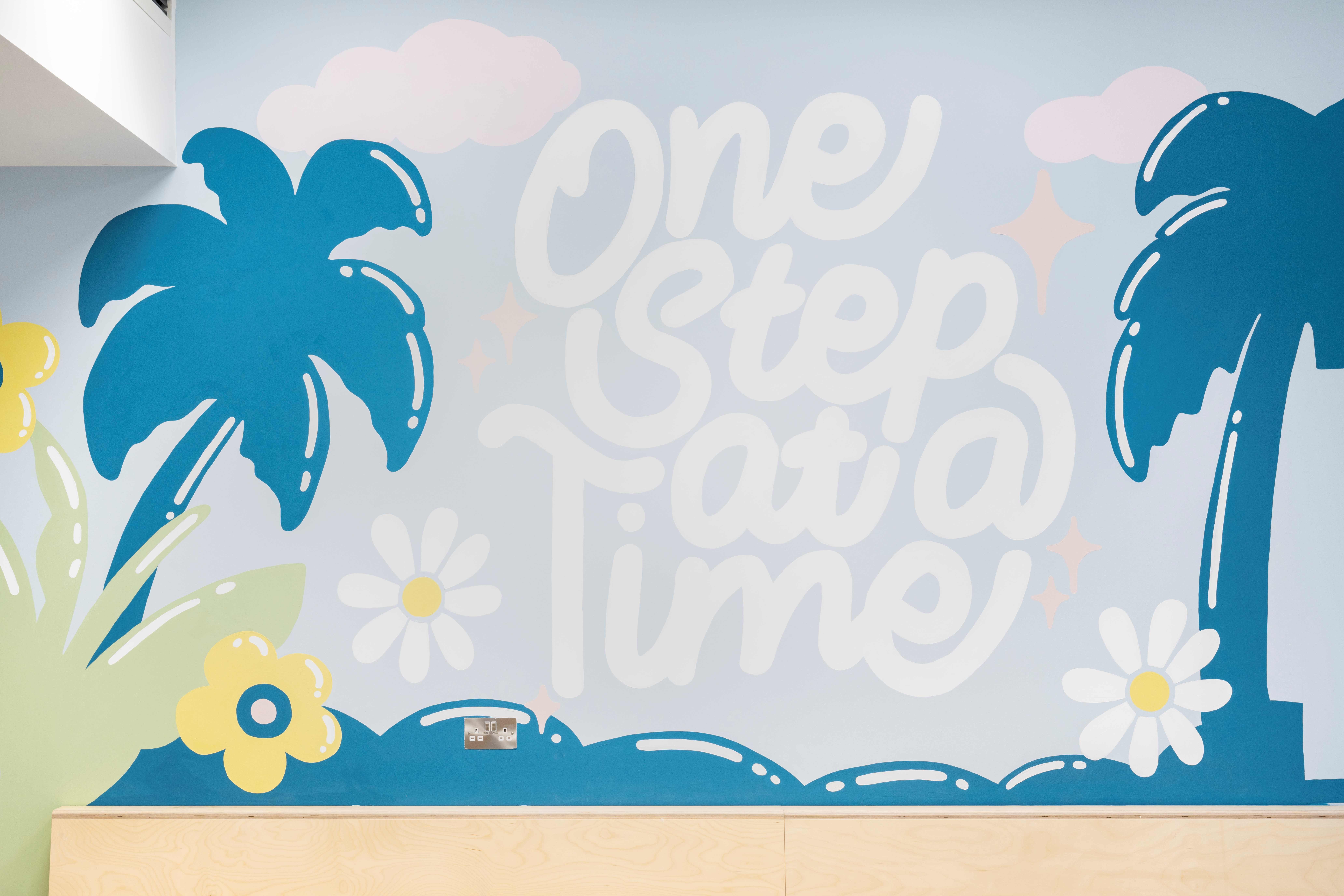 Jasmin Sehra, Children and Adolescent Entrance 2, Springfield Hospital. Photographer Damian Griffiths. Courtesy of Hospital Rooms HR 1