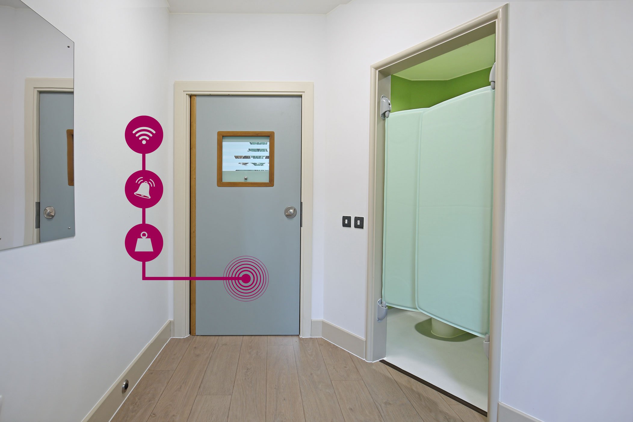 FULL-DOOR DETECTION FOR PATIENT SAFETY