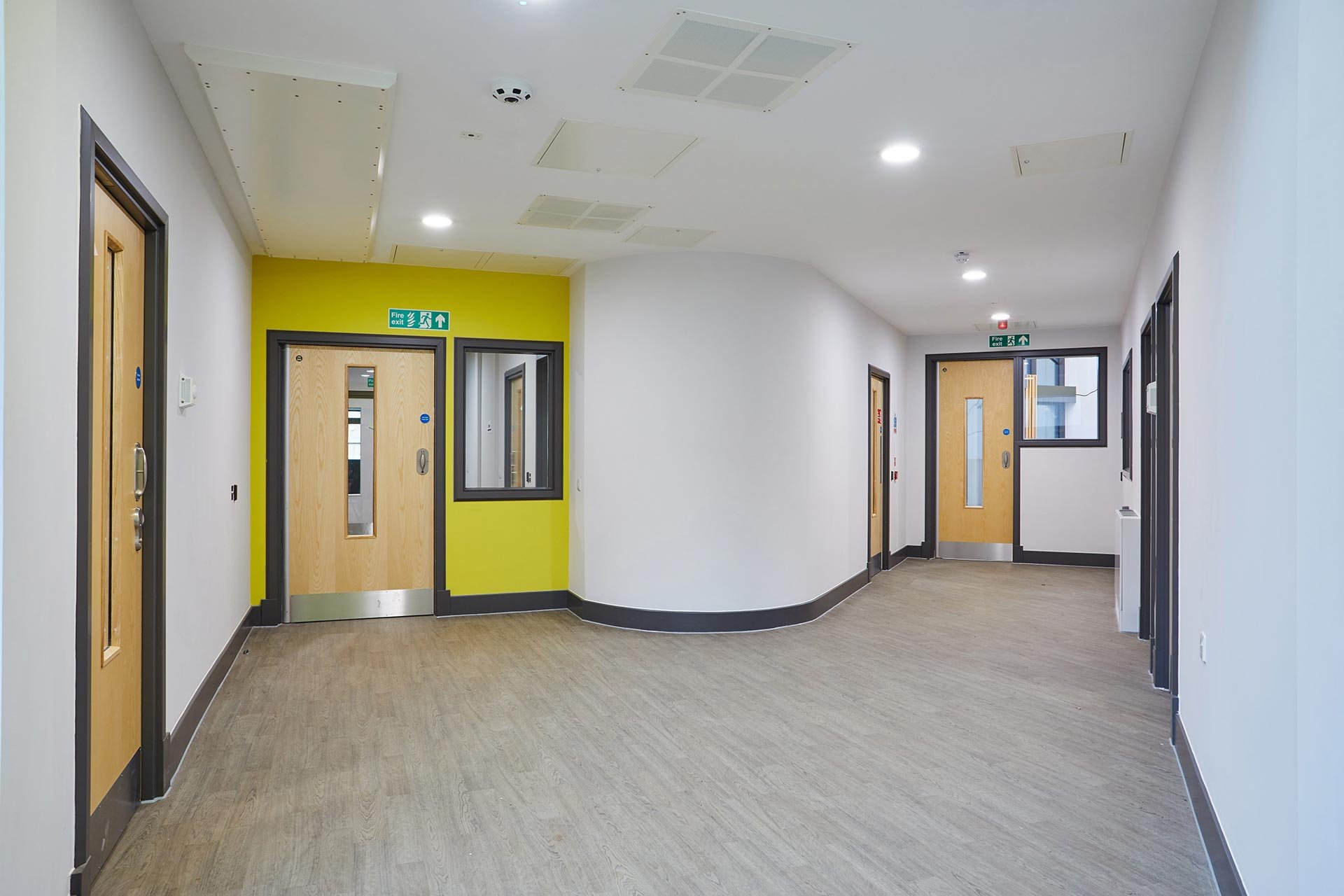 Corridor view at Inspire CAMHS