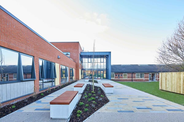 Outdoor view at Inspire CAMHS with window restrictors