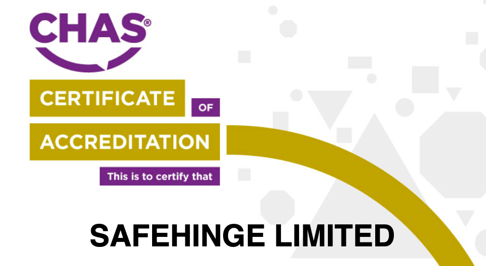 Safehinge Ltd CHAS Accreditation