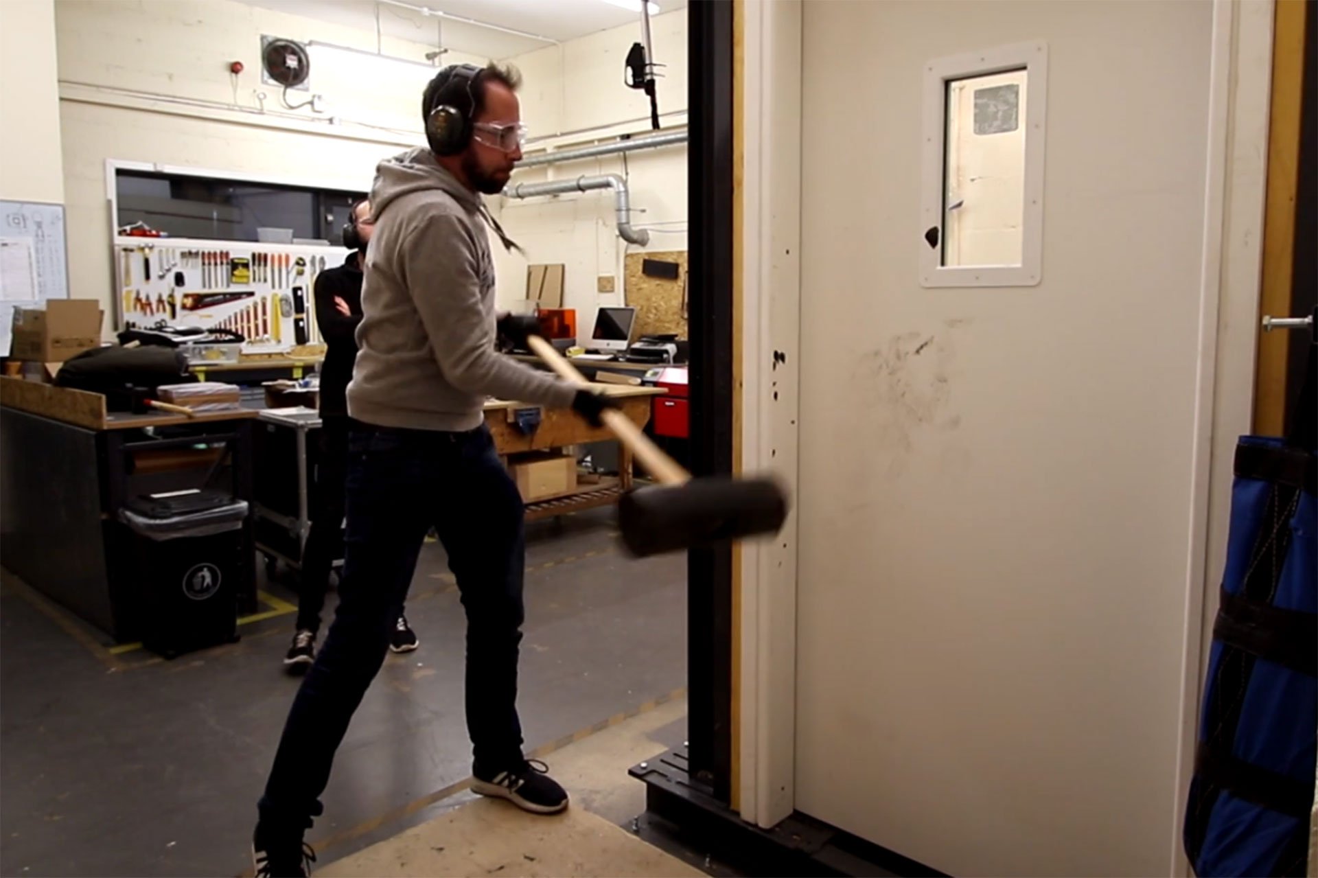 seclusion room door testing