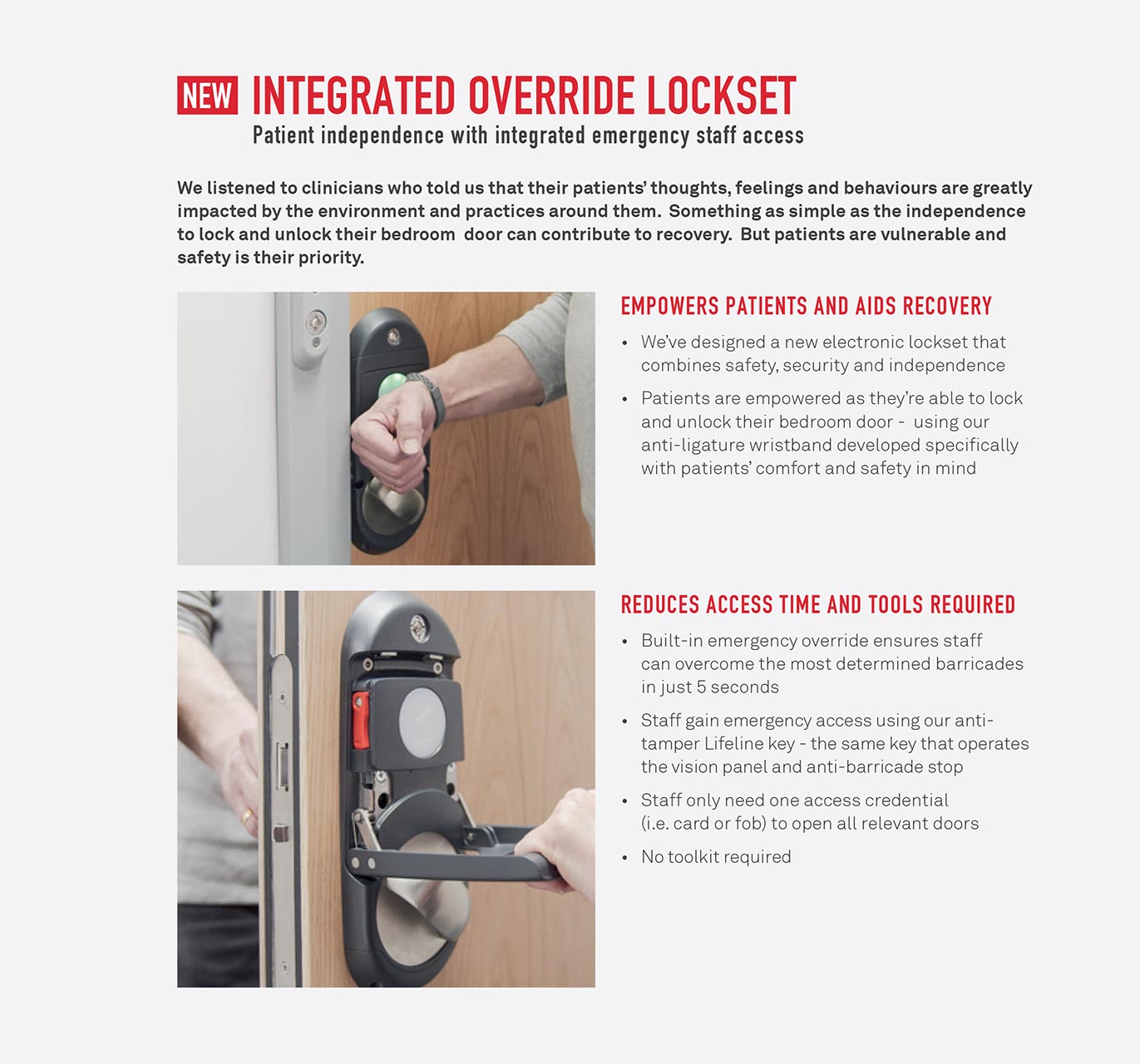 Integrated Override Lockset Brochure 