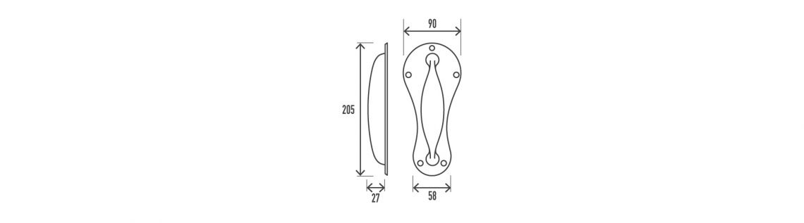 G (HANDLE BACK-PLATE OPTION)